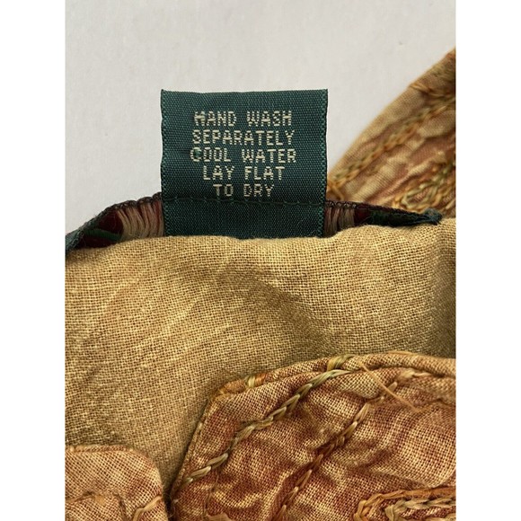 Vintage Orvis Kantha Jacket Womens Small Embroidered Elephant Lagenlook Artsy - Picture 6 of 16